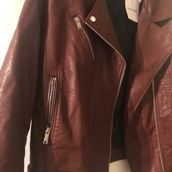 NWT Noize Original Vegan Leather Jacket - Picture 4 of 5